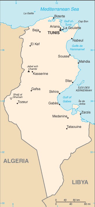 Tunisia_mappa